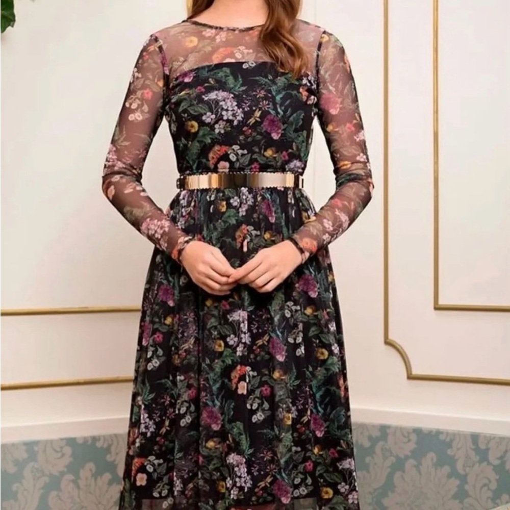 Floral print dress